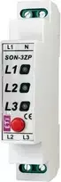 Eti-Polam LED įtampos indikatorius 3x400V 3 fazių su mygtuku SON-3 ZP (002471410)