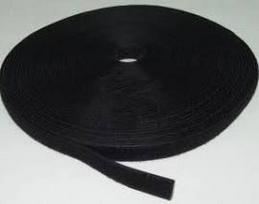Sabaj Dvipusis Velcro 19mm kabeliams ir laidams juodas ilgis 5m (19-0078C)