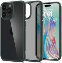 Spigen Ultra Hybrid Matte dėklas skirtas Apple iPhone 15 Pro Max, spalva - Frost Green