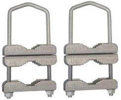 Stojaki Maszty Antenos stiebo jungties spaustukai - 2 vnt. rinkinys