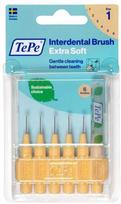 TePe Extra Soft tarpdančių šepetėliai 0,45mm Šviesiai oranžiniai 6vnt