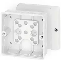 Hensel DE 9341, Polistirenas (PS), Termoplastas, Pilkas, IP55, 98 mm, 52 mm, 98 mm