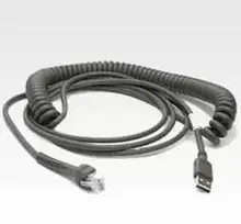 Zebra Cable-type A, USB 9ft, coiled