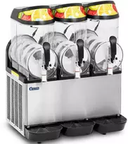Royal Catering Granitor slush šerbeto gėrimų aparatas trigubas LED 3 x 12 l 960 W