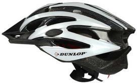 Dunlop - MTB reguliuojamas dviračio šalmas dydis M 55-58 cm (balta ir juoda)