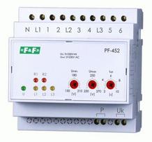 F&F Automatinis fazės jungiklis su išėjimo fazės įtampa 400V / 2x230V + N (PF- 452)