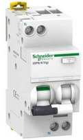 Schneider Electric Schneider Liekamosios srovės grandinės pertraukiklis su viršsrovės elementu 32A 30mA tipo AC 1 polių +N - A9D31632