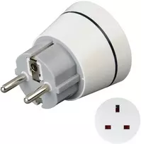 Hama adapter kelioninis Core gniazdo UK - wtyk EU