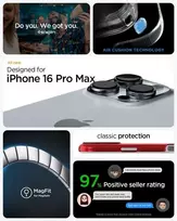 Dėklas Spigen Classic C1 MagSafe, rubino spalvos - iPhone 16 Pro Max