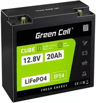 Green Cell Ličio geležies fosfato Akumuliatorius LiFePO4 Žalias Cell Cube 12.8V 20Ah LFPGC12V20AH