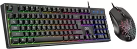 Klaviatūra Genius GX GAMING Scorpion KM-GX3 Rinkinys klawiatur su laidu CZ/SK, juoda mechaninė