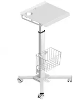 Mobilus reguliuojamas stalas baltas LMG30-W ONKRON