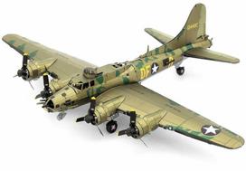 Metalinis 3D konstruktorius Metal Earth B-17 Flying Fortress spalvotas