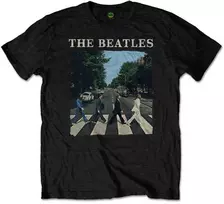 Rock The Beatles Abbey Road & Logo Marškinėliai, Dydis: M