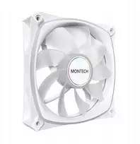 Montech RX120 PRO PWM Reverse Fan, ARGB – 3-Pack, 120mm, baltas