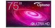 Monitorius Optoma 75 kalibro 1751RK 4K UHD, 8GB RAM / 64GB ROM, 40 pirštų lietimui jautrus ekranas, „Android 14“