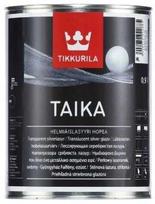 Sidabro blizgesio dekoratyviniai dažai TIKKURILA TAIKA HELMIÄISLASYYRI, 0,9 l
