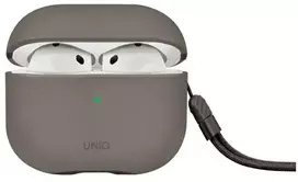 Dėklas UNIQ case Lyden DS AirPods 4 flint pilkas