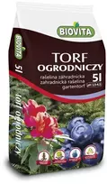 Rūgštinės sodininkystės durpės 5 l, pH 3,5–4,5 Biovita
