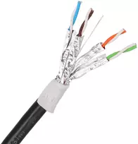 EXTRALINK CAT6A FTP (F/UTP) OUTDOOR TWISTED PAIR WITH GEL 305M