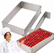 Reguliuojama kepimo forma biskvitams ir tortams, 18–53 cm