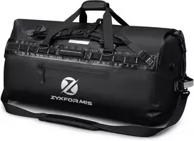 Kelioninis Zyxformis vandeniui atspari kelioninė kuprinė–maišas, 65 l, PVC, juoda, ZW01-65L