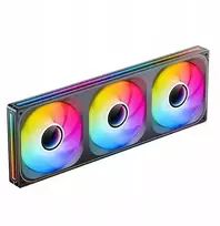 Jonsbo ZA-420B PWM Fan, ARGB – 3x 140mm, juodas
