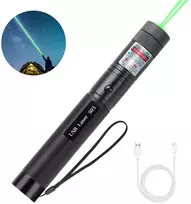 Lazeris su USB pakrovimu, žalias