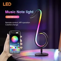 Nordhelios Išmanusis RGB LED šviestuvas „Muzikinė Nota Tik Tok“ – Bluetooth, App valdymas ir sinchronizacija su muzika