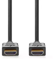 Nedis High Speed HDMI ™ Kabelis mit Ethernet | HDMI™ Stecker - HDMI™ Stecker | 4K@30Hz | ARC | 10.2Gbps | 5.00 m | Rund | PVC | Juodas | Box