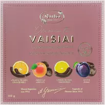 Rūta Džiovinti vaisiai su juoduoju šokoladu (55 %), 180 g