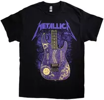 Rock Marškinėliai Metallica Ouija Violetinė, Dydis: M