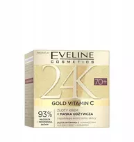 Eveline Cosmetics Eveline EVELINE 24K Gold&Vit C Krem 70+ dzień/noc 50ml