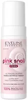 Eveline Cosmetics Rožinė Snail ultradelikatna pianka do mycia twarzy 150ml