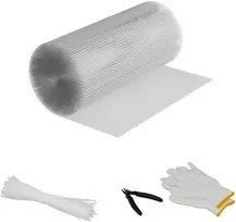 Relaxdays Voljero tinklas 6,3 x 6,3 mm