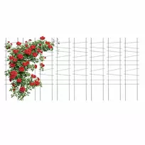 Relaxdays Tvoros rinkinys 115x28x0,5 cm Juodas plienas