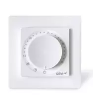 DEVIreg™ Room baltas, 5...45 °C, grindų ir patalpos, 16 A, su laikmačiu ir programėlės valdymu (termostatas)