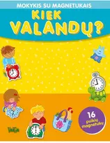 KNYGA Kiek valandų? Mokykis su magnetukais