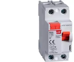 Ls Electric LSiS Diferencialinis automatinis jungiklis 2P 40A 0.03A, A tipo RKN2P 40A 30MAA 06220450R0