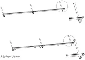 Hewalex Laikiklis KS2100-2B-H430.U001Uchwyty na dach nachylony 30-60° – hak do dachówki H430