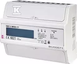 „Eti-Polam“ 3 fazių energijos suvartojimo indikatorius su „Modbus“ DEC-3MOD CT (004804055)