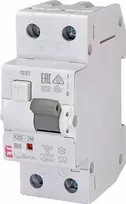 Etipo Diferenciniai automatiniai jungikliai su apsauga nuo viršsrovės ETI-Polam 1P B6A 30MA A 002173201