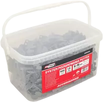 AW-Tools AWTOOLS Karkasinė plytelių niveliavimo sistema 1,5mm 500vnt. (KARKASAS 5-15mm)