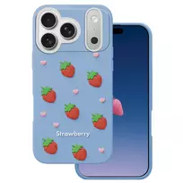 Dėklas Mocco Strawberry Back Case for Apple iPhone 17 Pro Max