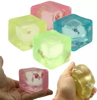 Antistresinis minkomas žaislas Kubas, 5 cm - Žalia