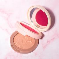 J.Cat Beauty 2in1 Piece Of Cake Blush + Highlighter Skaistalai ir švytėjimo suteikianti priemonė viename, One in a Melon!