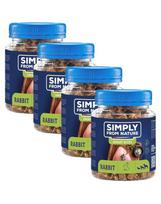 SIMPLY FROM NATURE Smart Bites Triušių treniruokliai šunims 4x130g