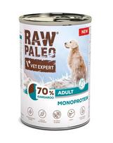 RAW PALEO Monoprotein Kangaroo Adult 400g su kengūro mėsa, drėgnas maistas šunims