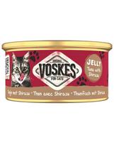 VOSKES Jelly Tuna with Shirasu 85 g tunas su sardele, papildoma maisto produktas katėms