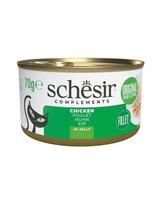 SCHESIR Complements Vištiena želatinoje, 70 g – papildomas šlapias maistas katėms
